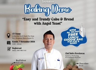 Baking Demo with Angel Yeast x CV Fenny