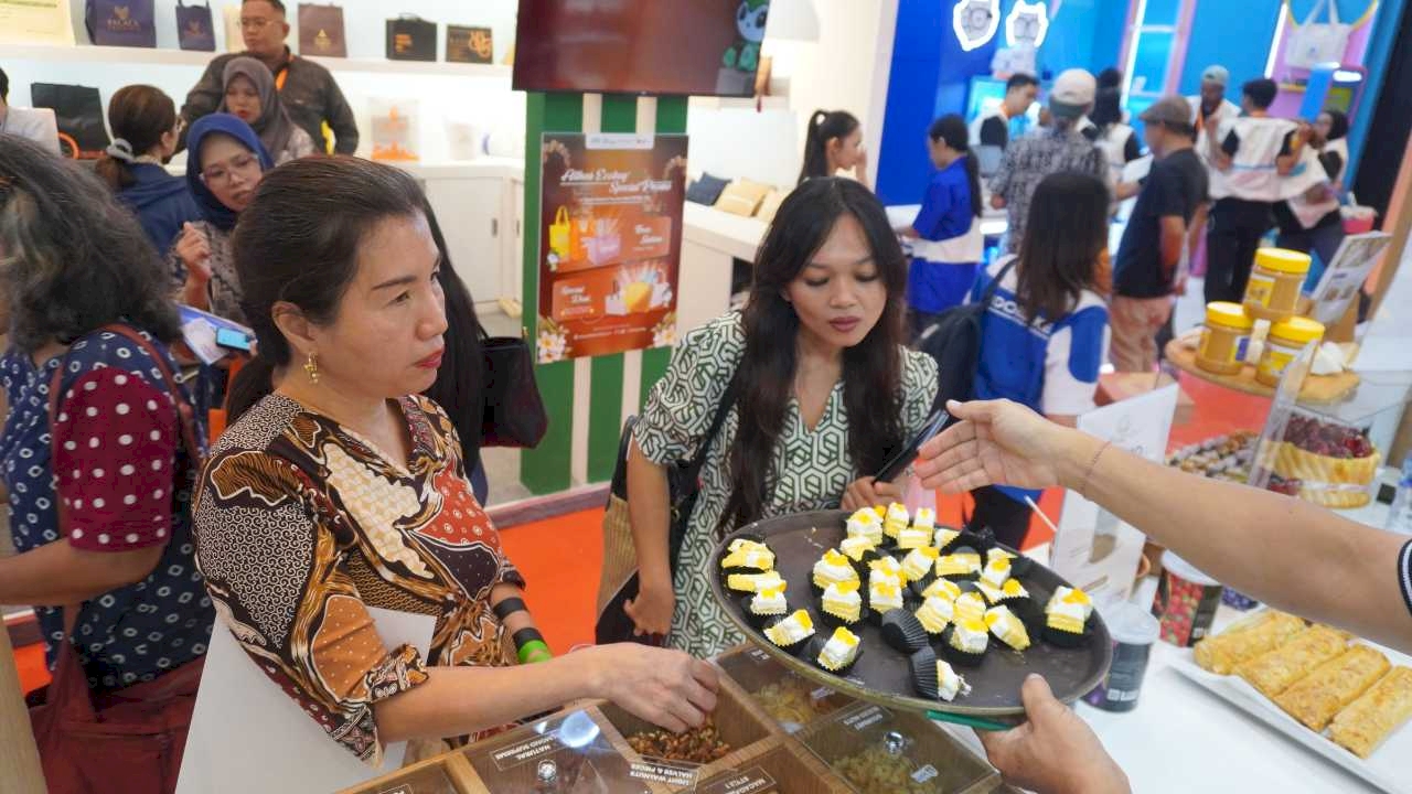 Suasana pameran Food Hotel Tourism Bali 2026