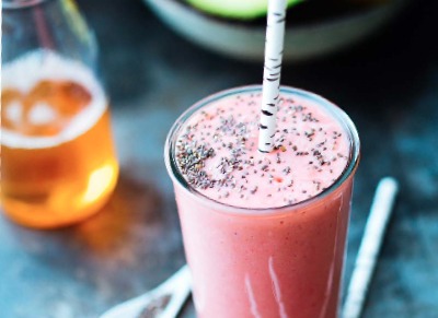 Avocado & Strawberry Smoothie