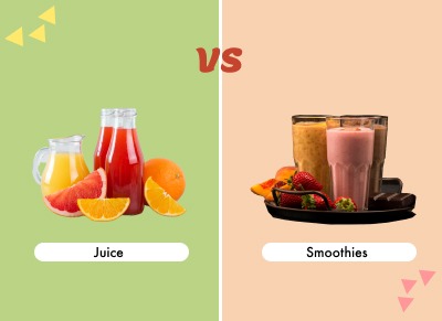 Jus vs Smoothies: Mana yang Lebih Sehat