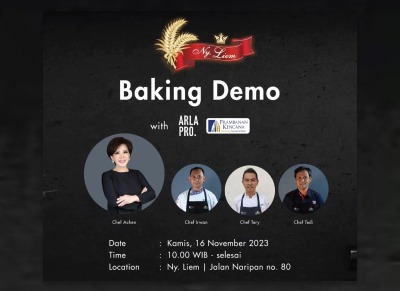 Baking Demo Arla Session 2 with Ny Liem