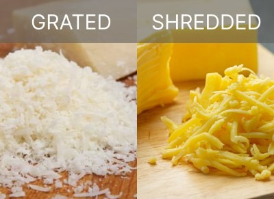 Apa Bedanya Grated Cheese dan Shredded Cheese?